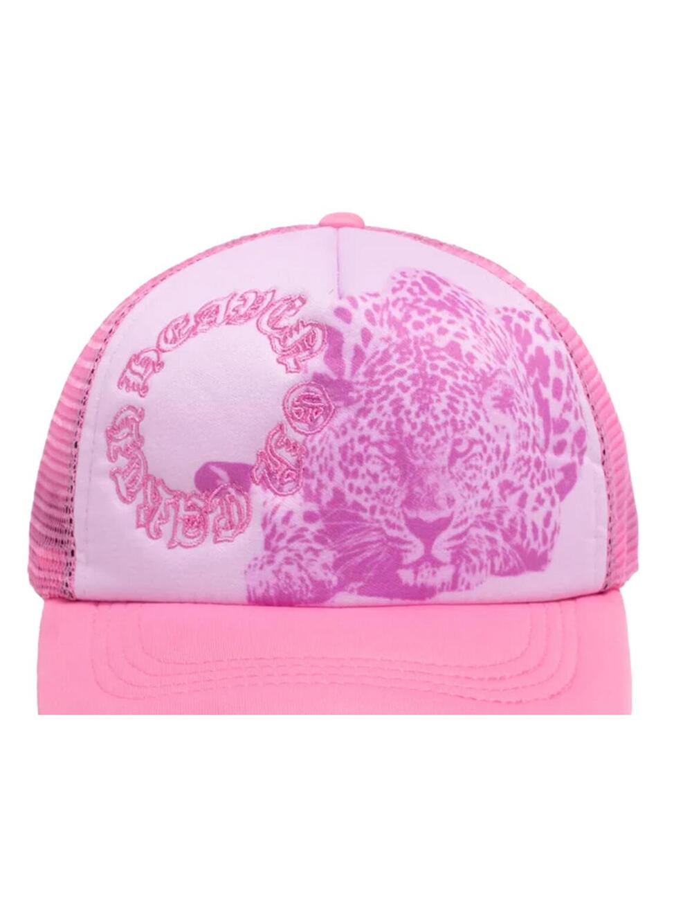 "Heaven On Earth" Pink Cheetah Adjustable Snapback Trucker Hat